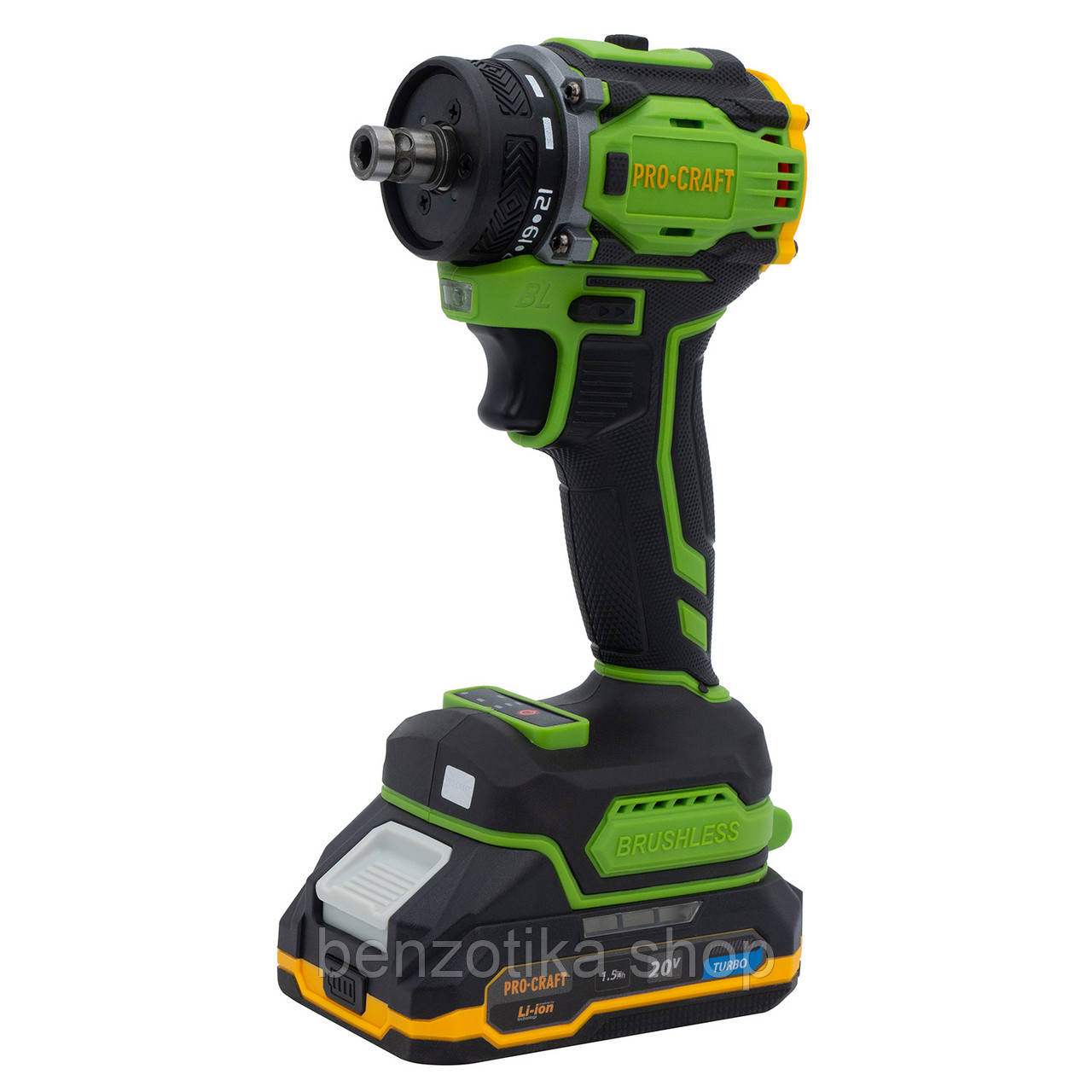 Шуруповерт Procraft PA18Pro DFR у кейсі, з 1 АКБ - Зображення 4