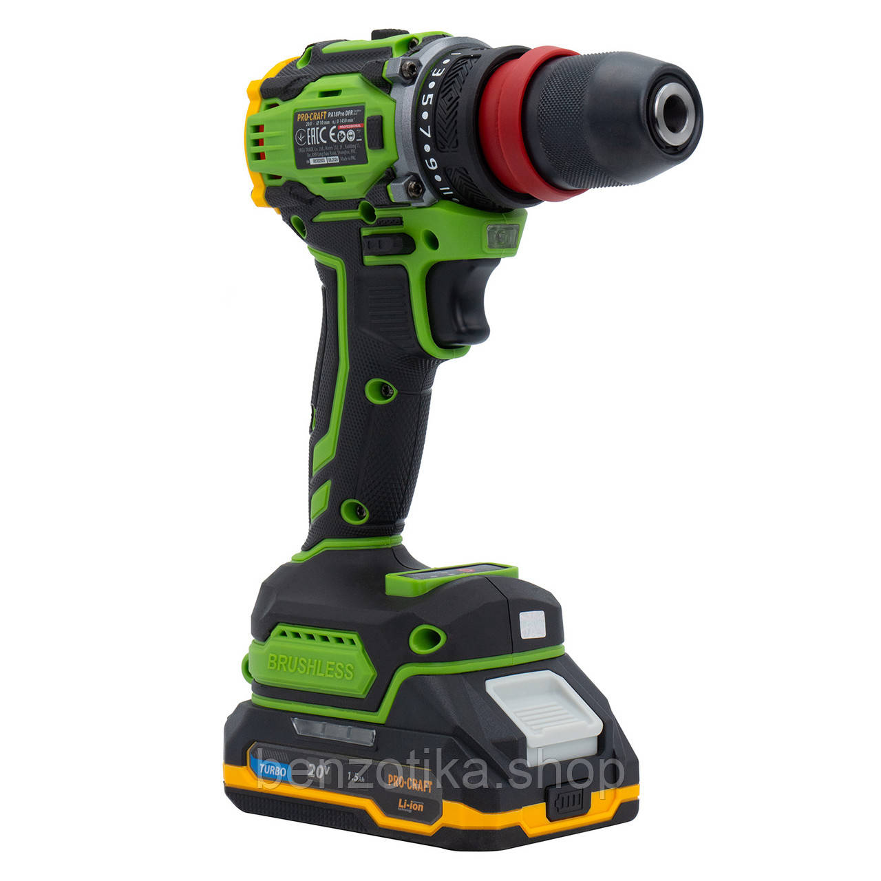 Шуруповерт Procraft PA18Pro DFR у кейсі, з 1 АКБ - Зображення 5