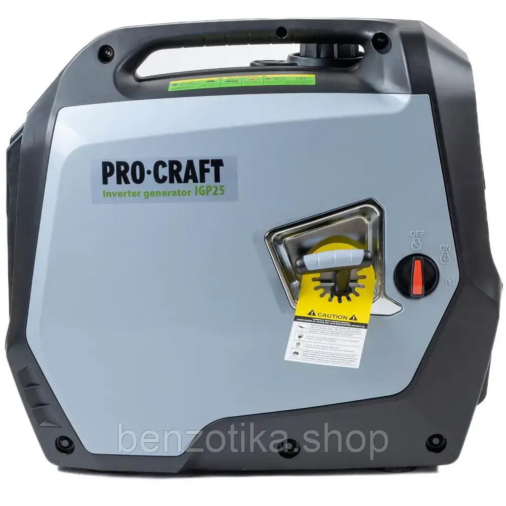 Інверторний бензиновий генератор Procraft IGP25 2 кВт, 4 л бак, економний та компактний - Зображення 4