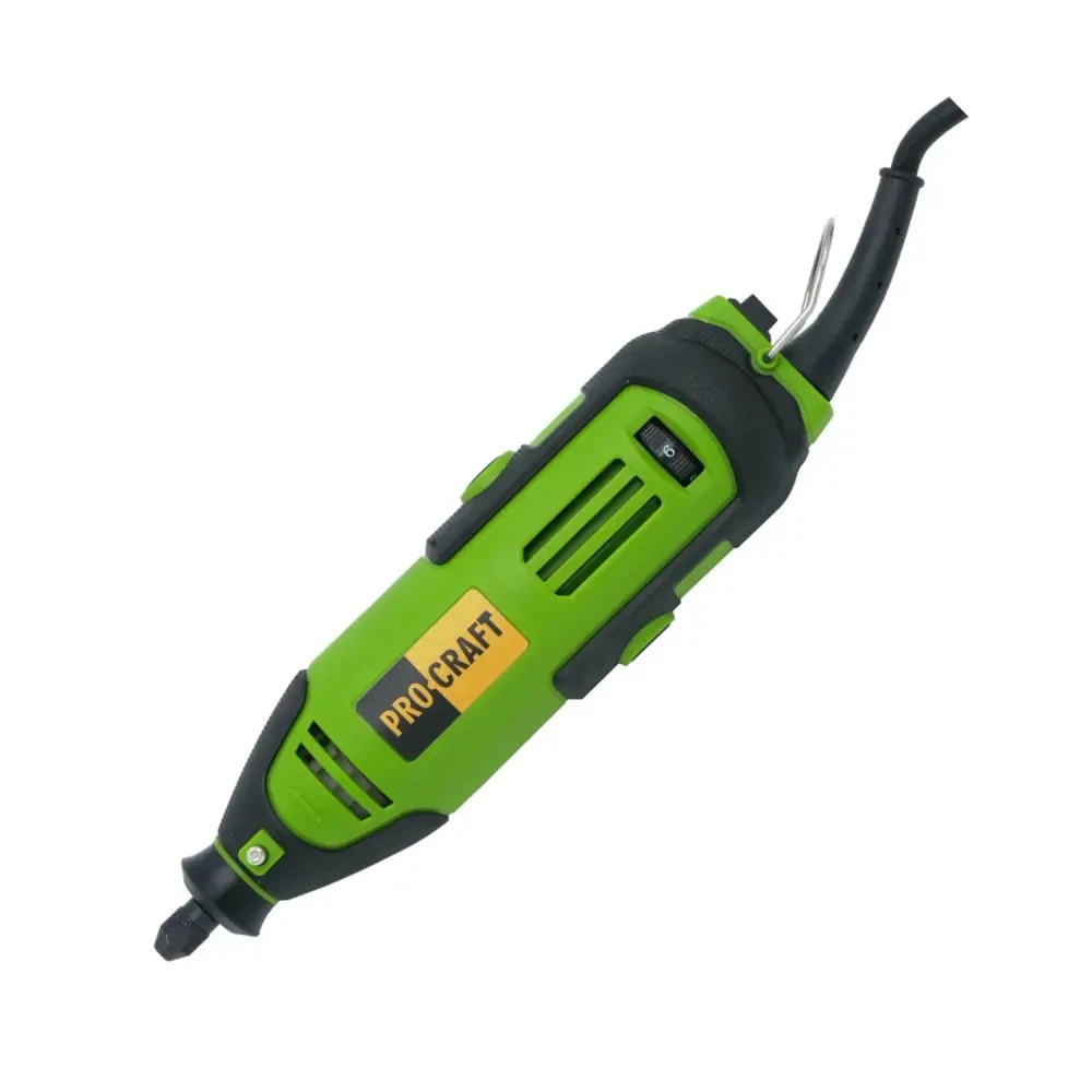 Гравер Procraft PG520 — 180 Вт, 1000-32000 об./хв, гнучкий вал, 76 насадок, кейс