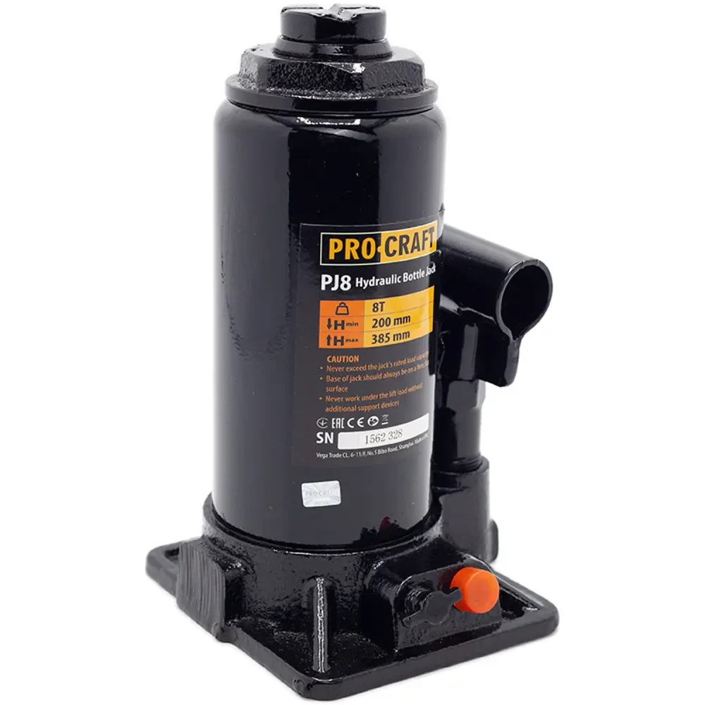Гідравлічний домкрат Procraft PJ8 - 8 т, пляшковий - Зображення 2