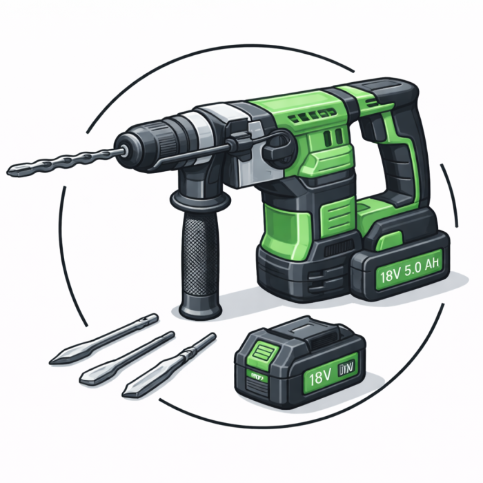 Акумуляторні перфоратори