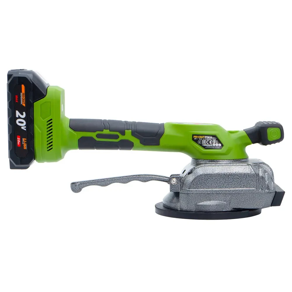 Акумуляторна віброприсоска для плитки Procraft PTM20 (з 1 АКБ) - Зображення 3